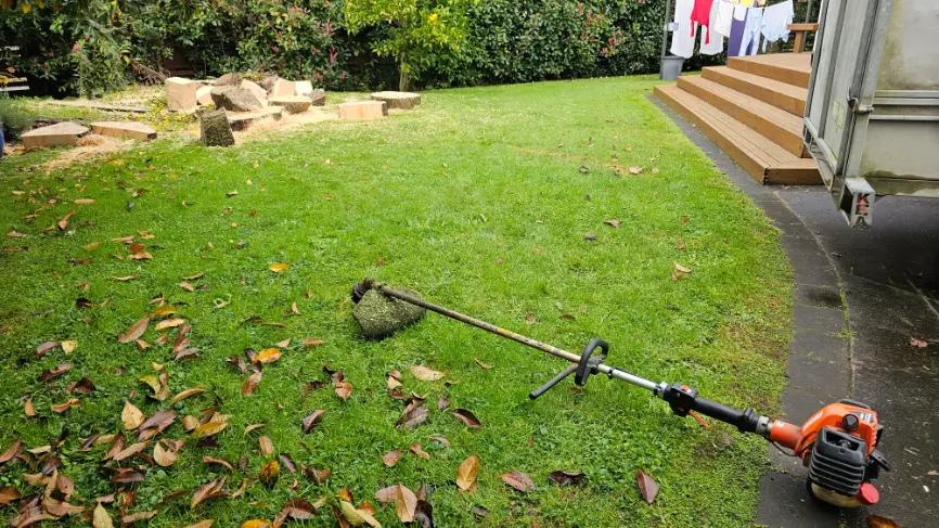 Lawn renovation work by Happy Lawns